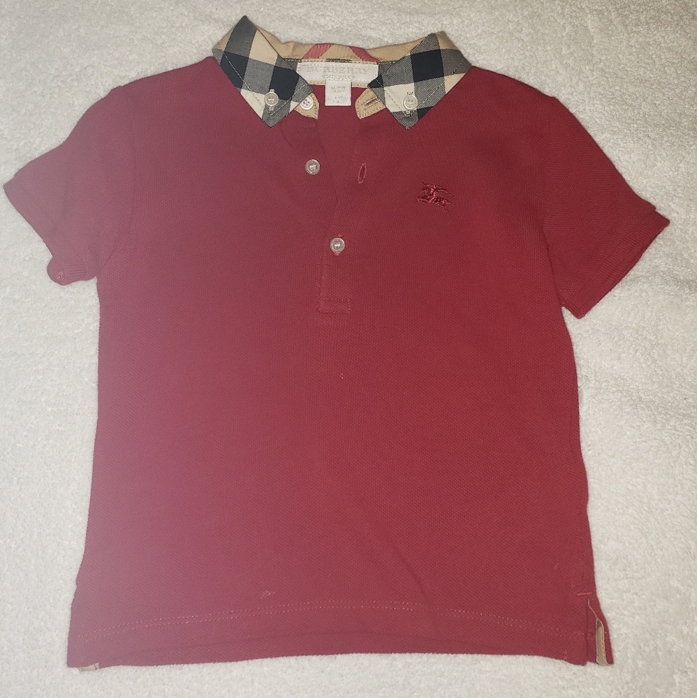 Toddler Burberry Top 18 months Red